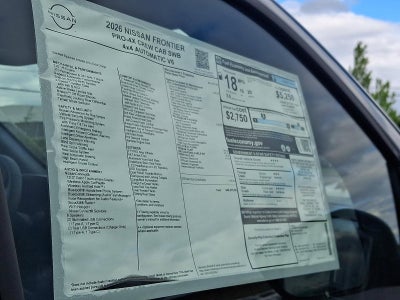2026 Nissan Frontier Crew Cab PRO-4X®