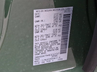 2026 Nissan Frontier Crew Cab PRO-4X®