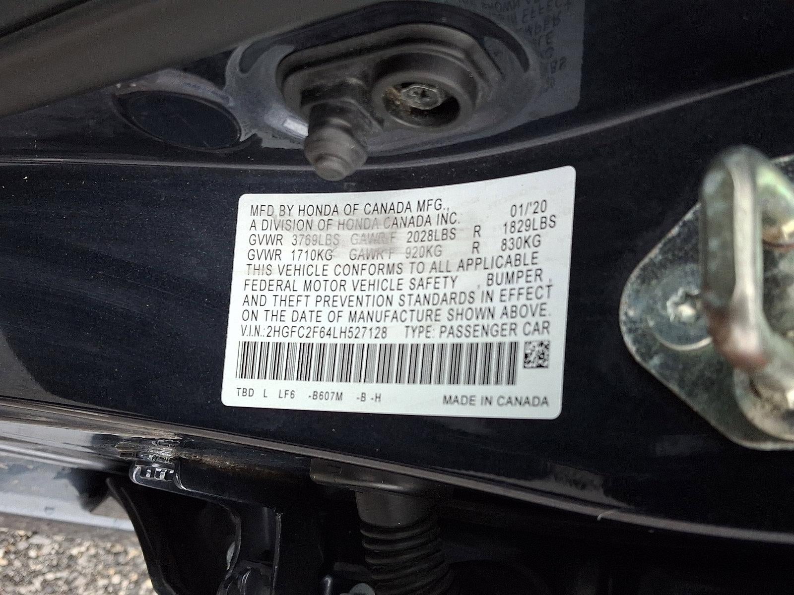 2020 Honda Civic Sedan LX CVT