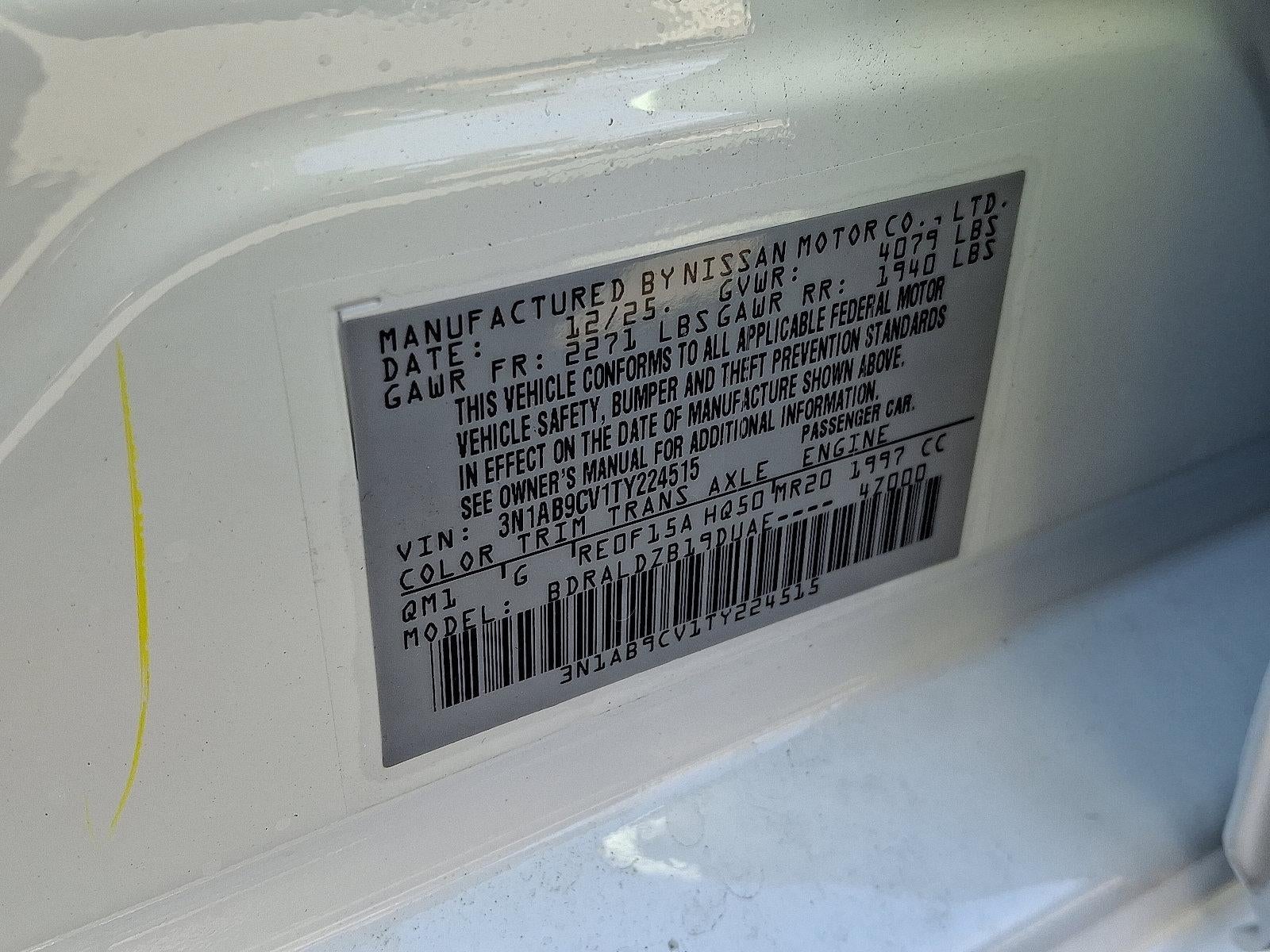 2026 Nissan Sentra SV