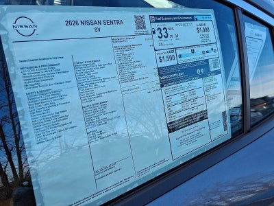 2026 Nissan Sentra SV