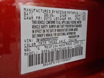 2027 Nissan Sentra SV