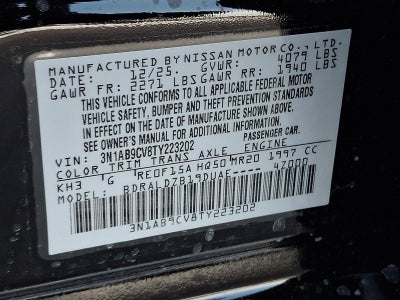 2026 Nissan Sentra SV