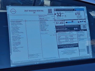 2027 Nissan Sentra SR