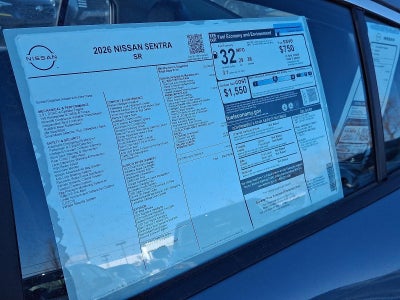 2026 Nissan Sentra SR