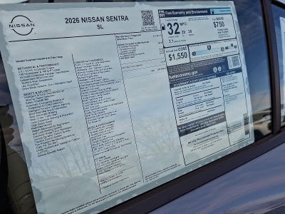 2026 Nissan Sentra SL