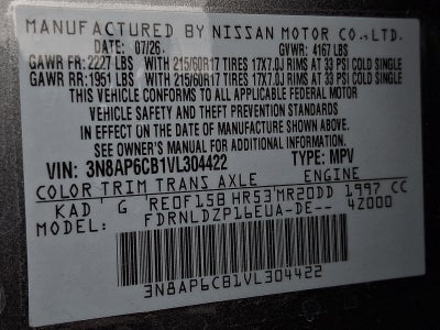 2027 Nissan Kicks SV