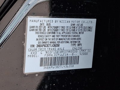 2026 Nissan Kicks SV