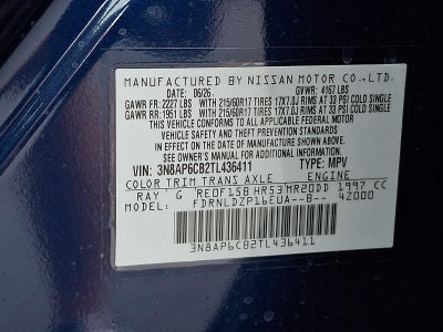 2026 Nissan Kicks SV