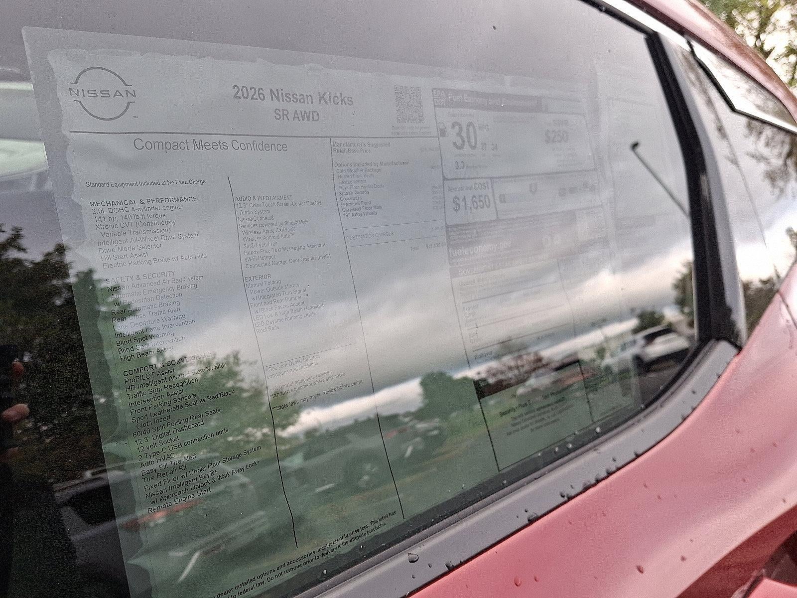 2026 Nissan Kicks SR