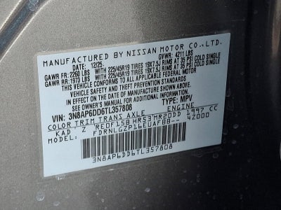 2026 Nissan Kicks SR