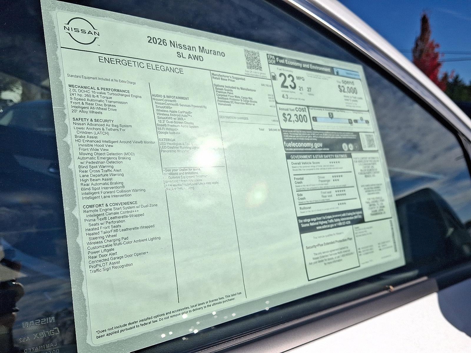 2026 Nissan Murano SL