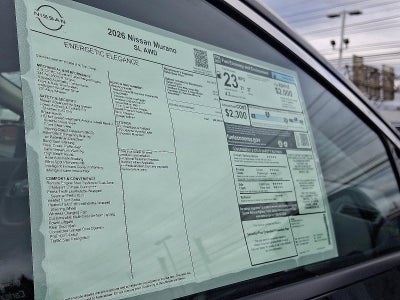 2026 Nissan Murano AWD SL *Ltd Avail*