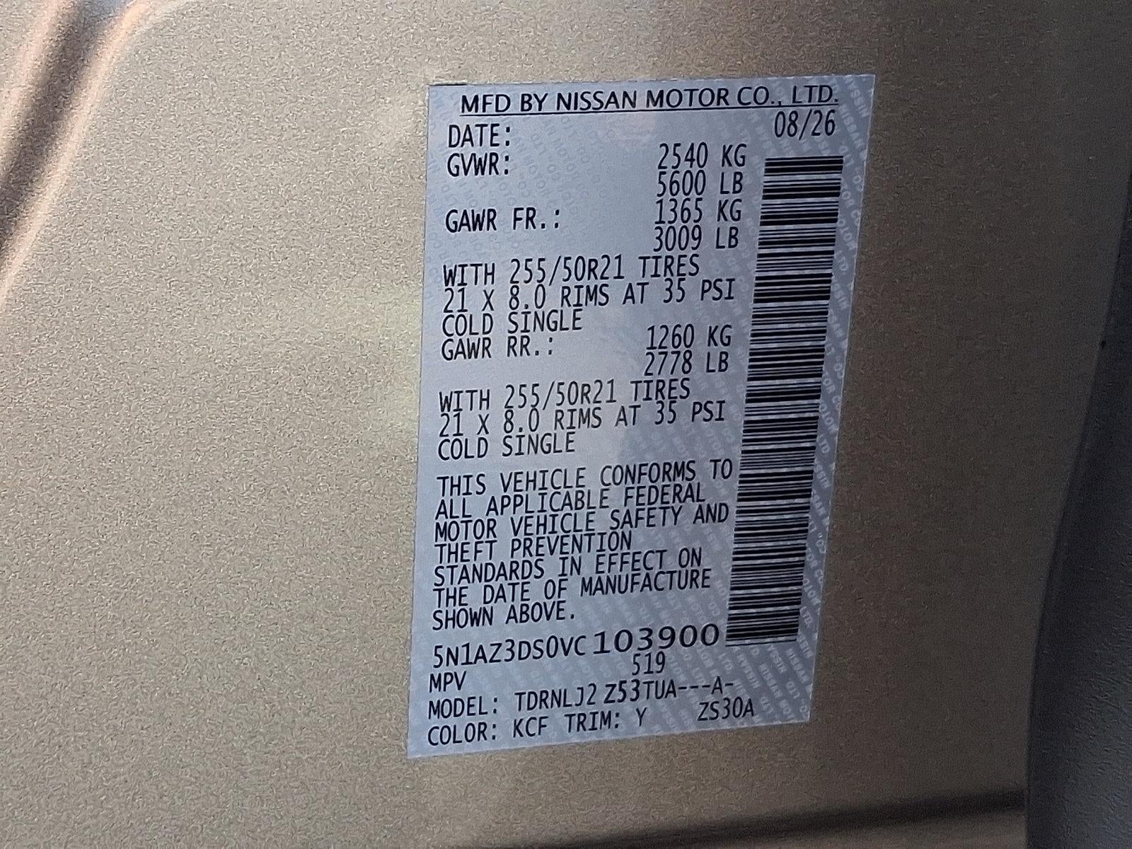 2027 Nissan Murano Platinum