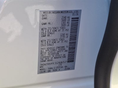 2026 Nissan Murano Platinum