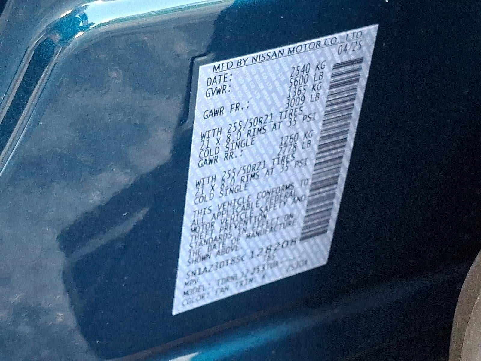 2025 Nissan Murano AWD Platinum