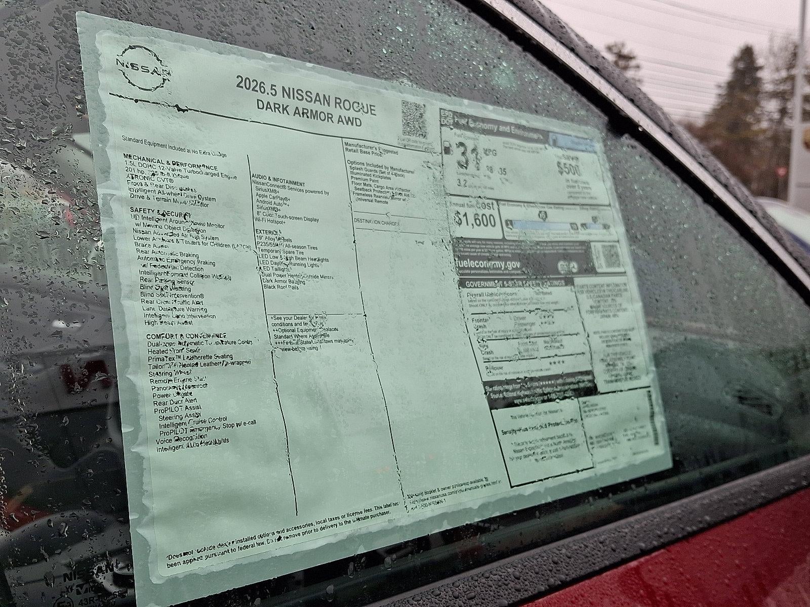 2026 Nissan Rogue Dark Armor™