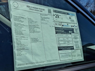 2026 Nissan Rogue Rock Creek®