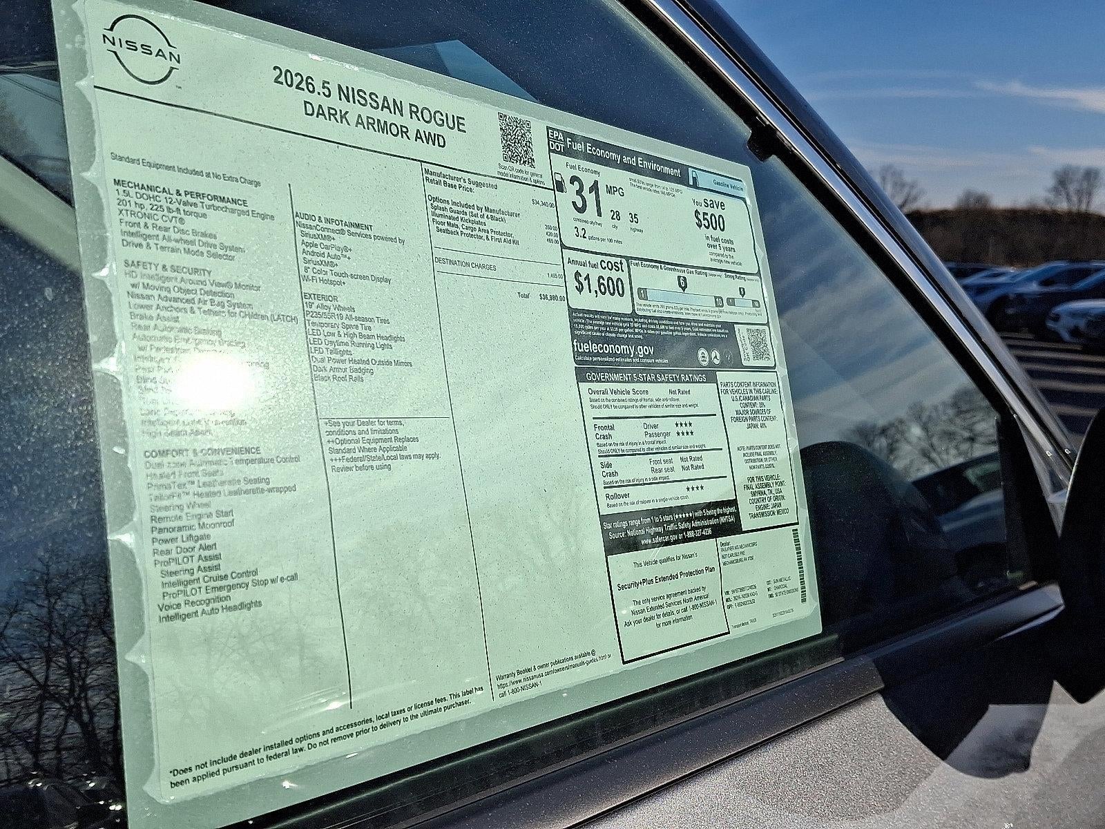 2026 Nissan N/A Dark Armor™