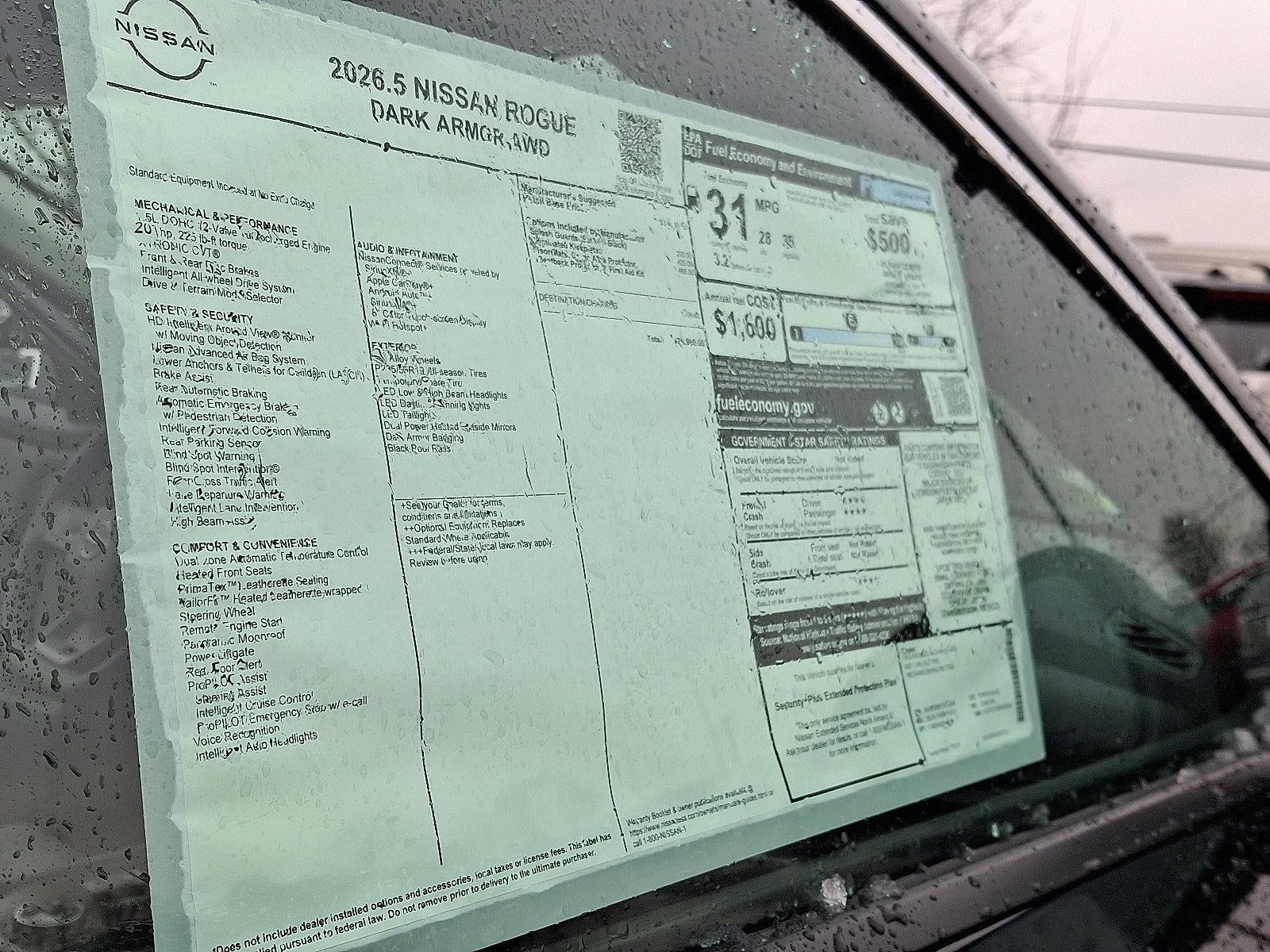 2026 Nissan Rogue Dark Armor™