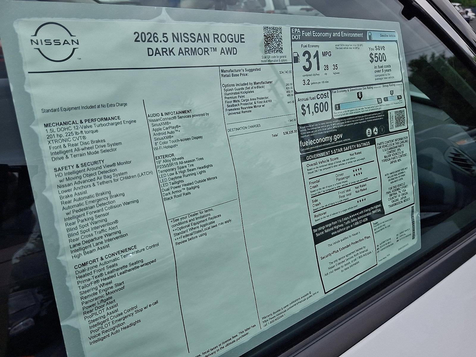 2026 Nissan Rogue Dark Armor™