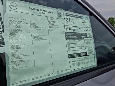 2026 Nissan Rogue SV