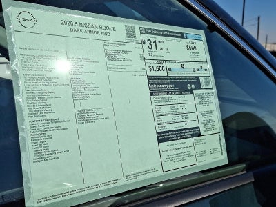 2026 Nissan Rogue 2026.5 AWD Dark Armor