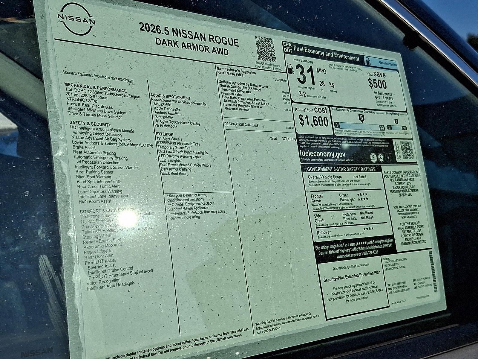 2026 Nissan Rogue Dark Armor™