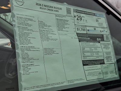 2026 Nissan Rogue Rock Creek®