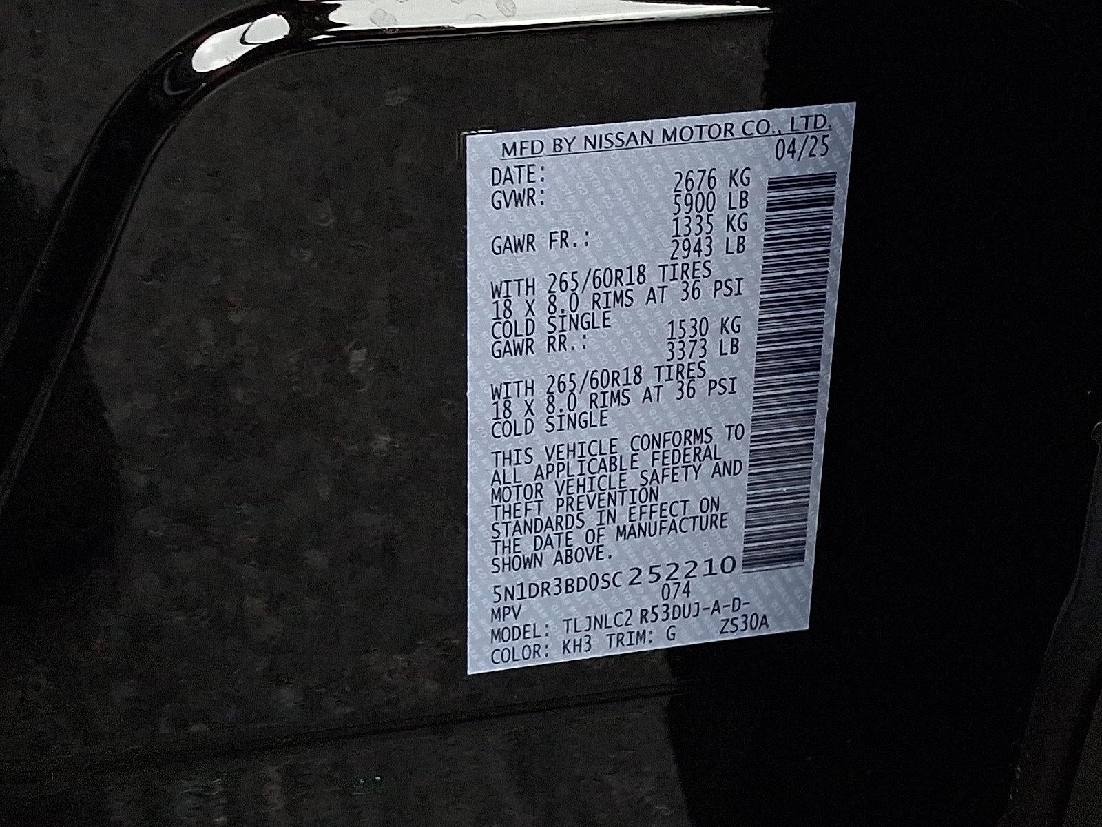 2025 Nissan Pathfinder Rock Creek 4WD