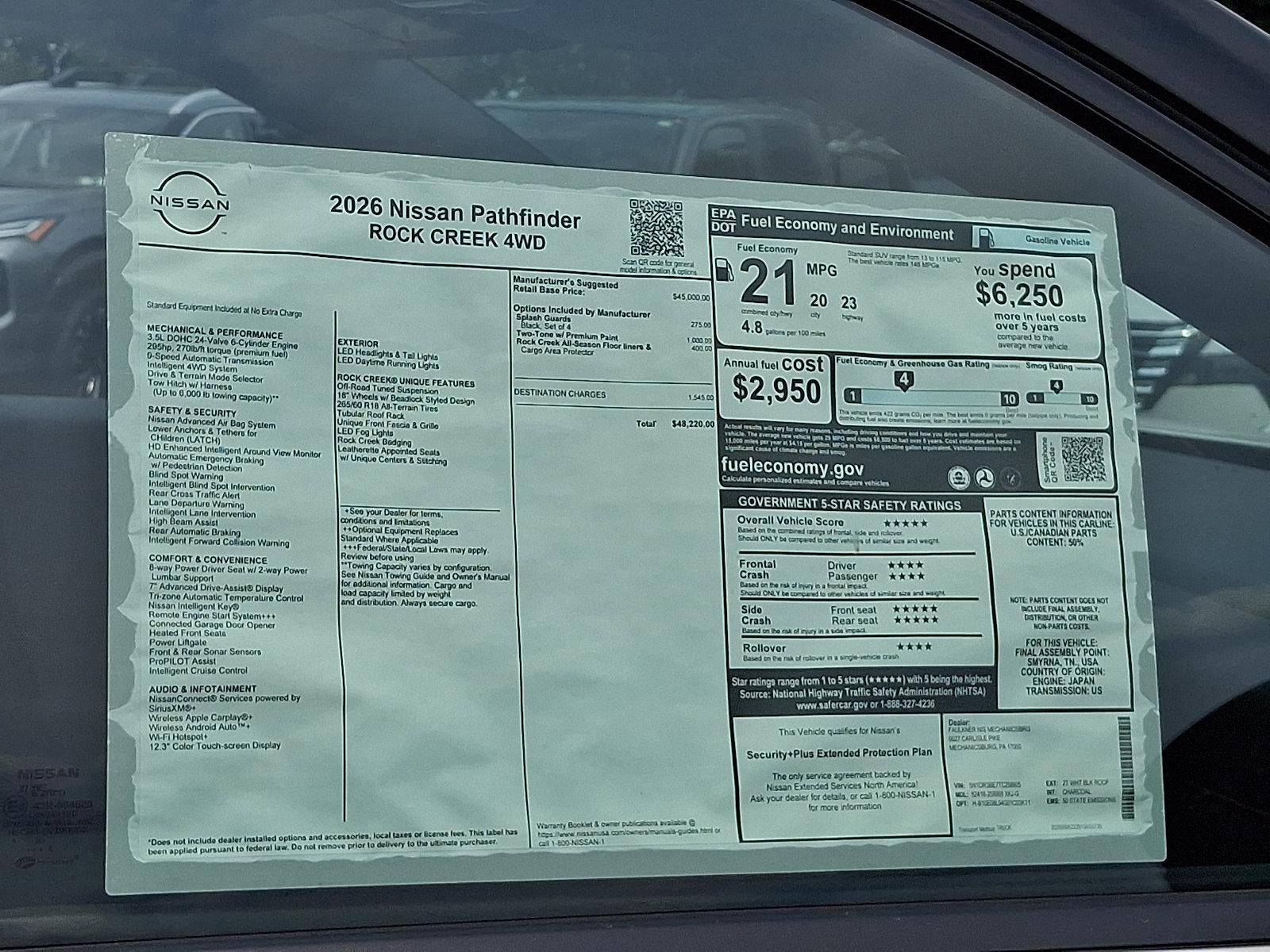 2026 Nissan Pathfinder Rock Creek®