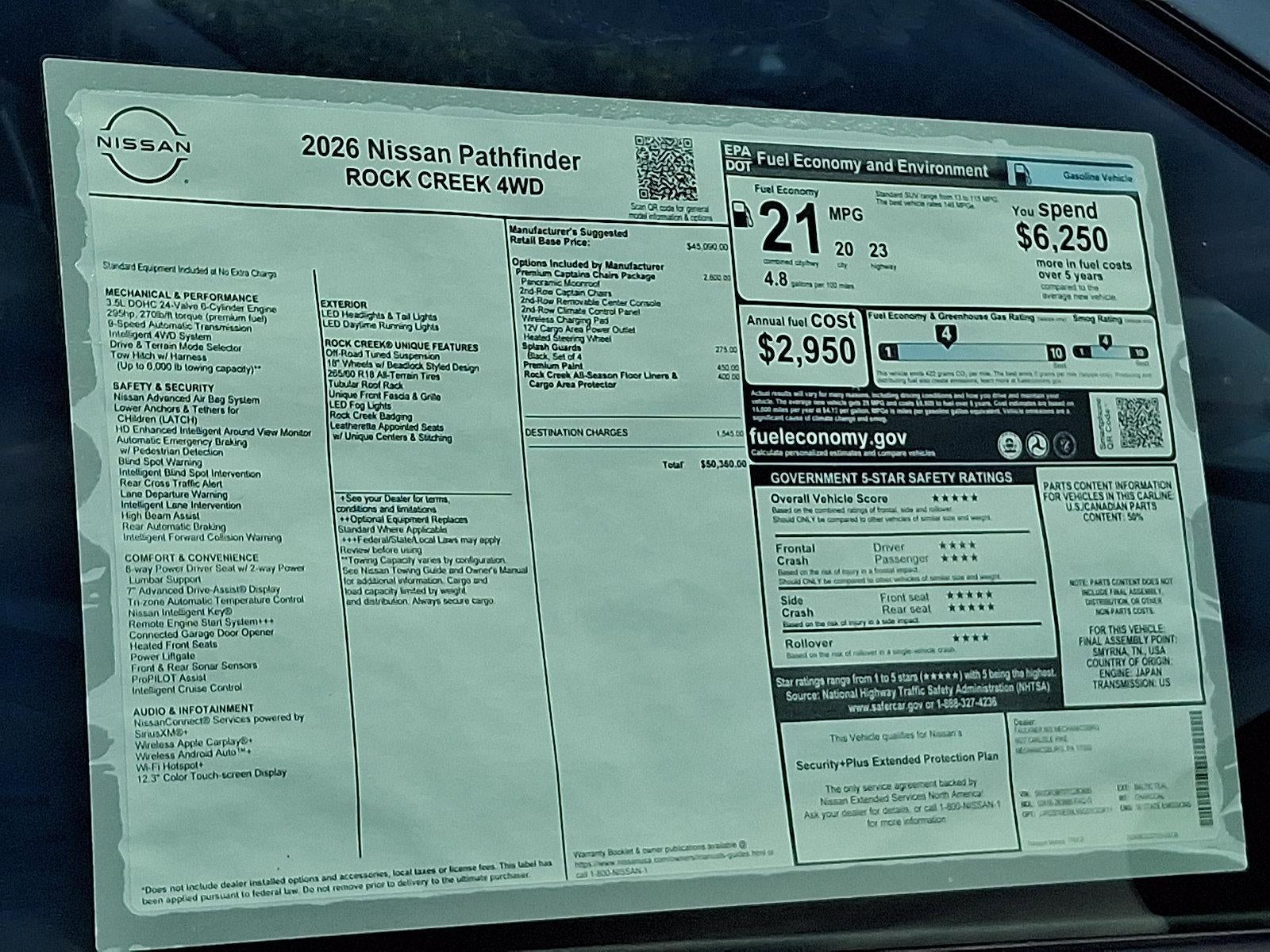 2026 Nissan Pathfinder Rock Creek®