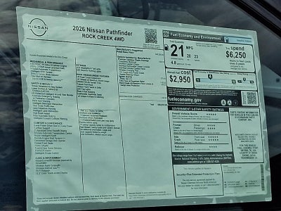 2026 Nissan Pathfinder Rock Creek®