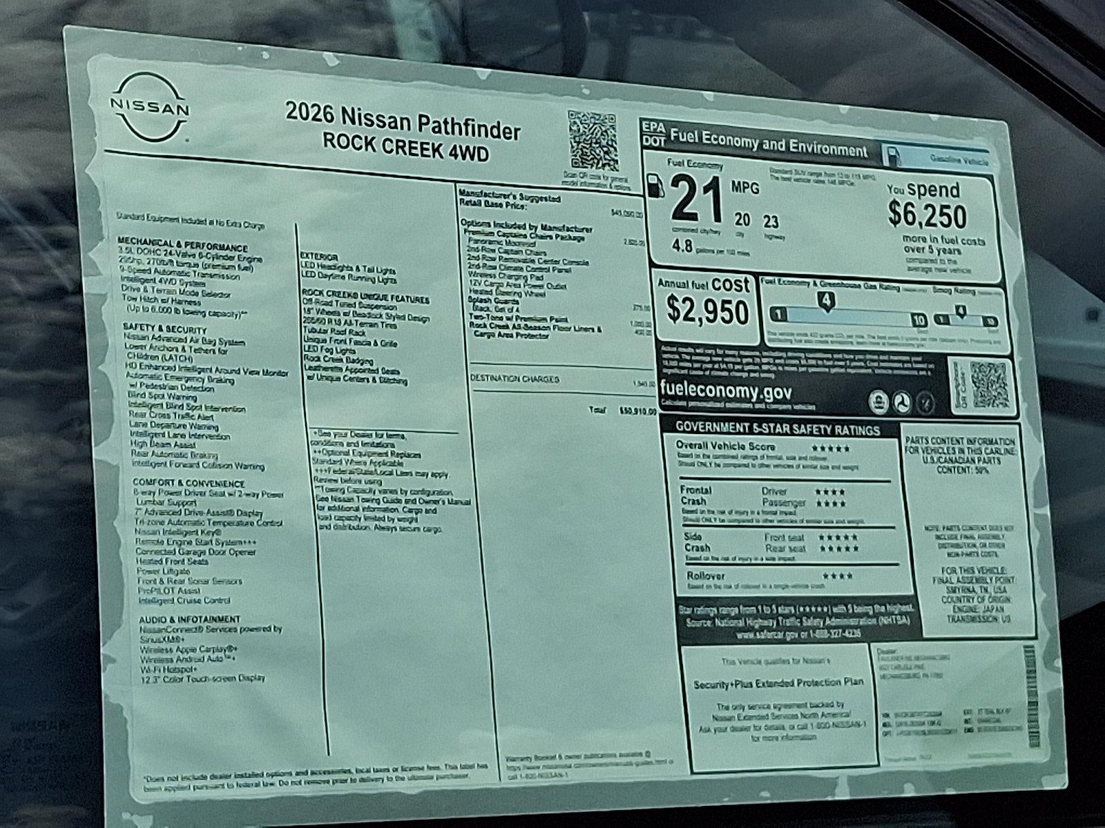 2026 Nissan Pathfinder Rock Creek®