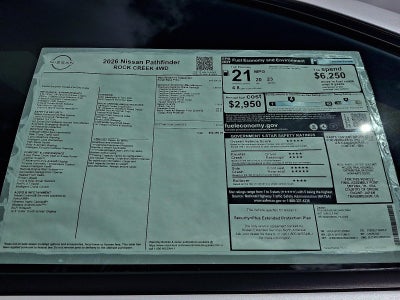 2026 Nissan Pathfinder Rock Creek®