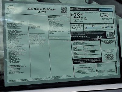 2026 Nissan Pathfinder SL