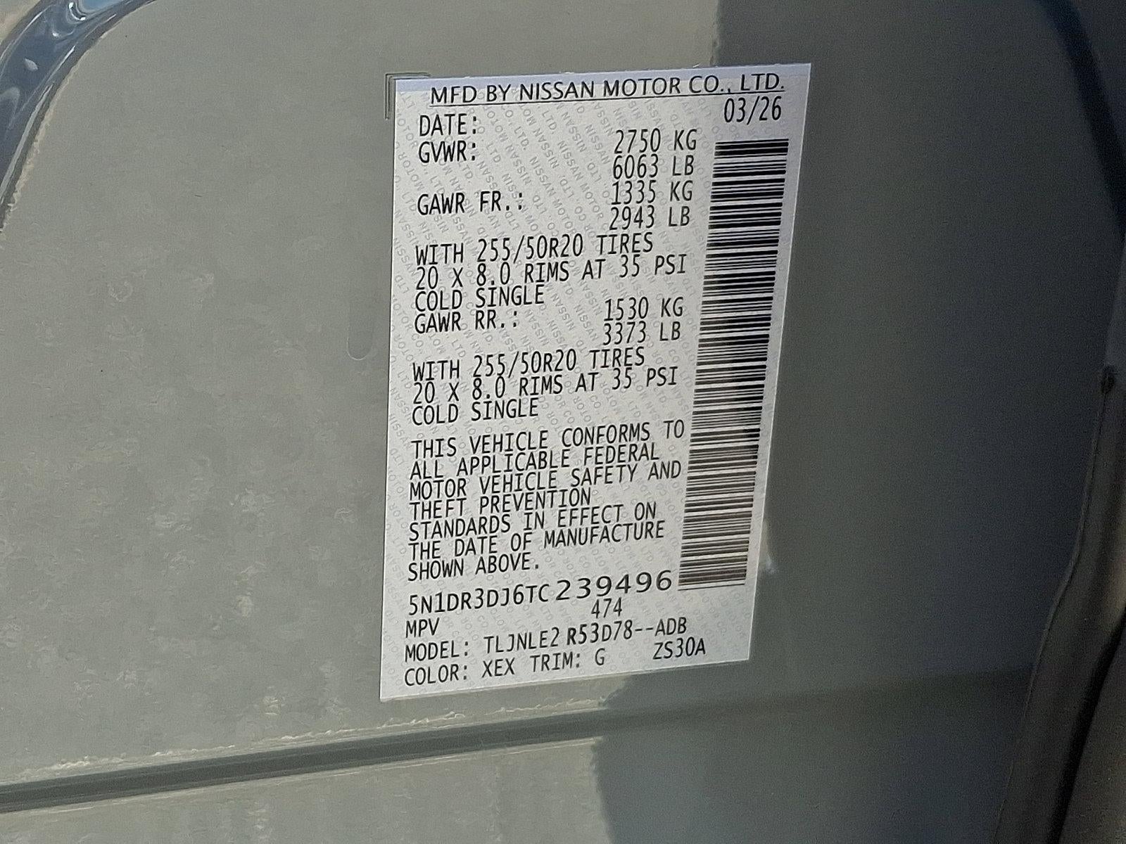 2026 Nissan Pathfinder Platinum
