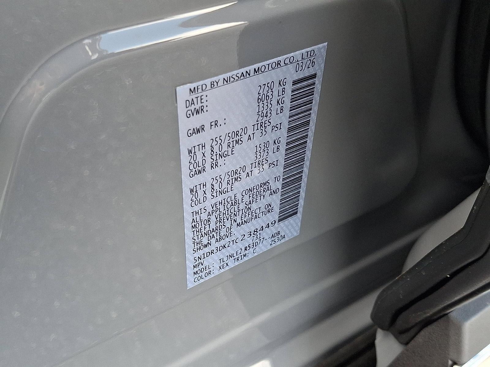 2026 Nissan Pathfinder Platinum