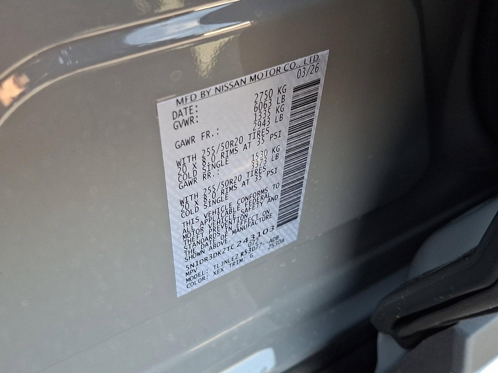 2026 Nissan Pathfinder Platinum