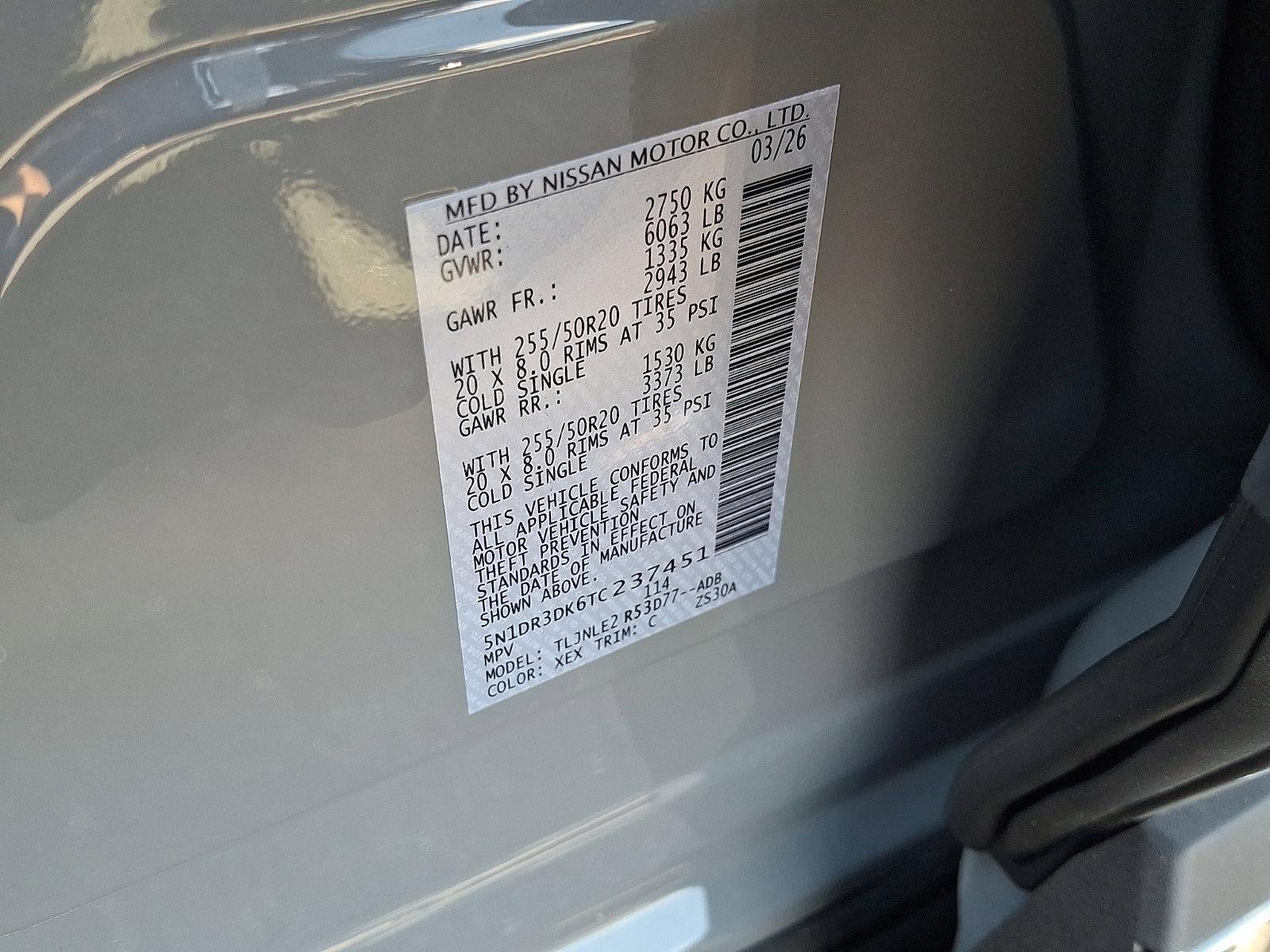 2026 Nissan Pathfinder Platinum