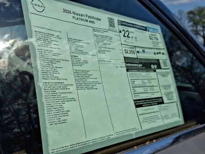 2026 Nissan Pathfinder Platinum