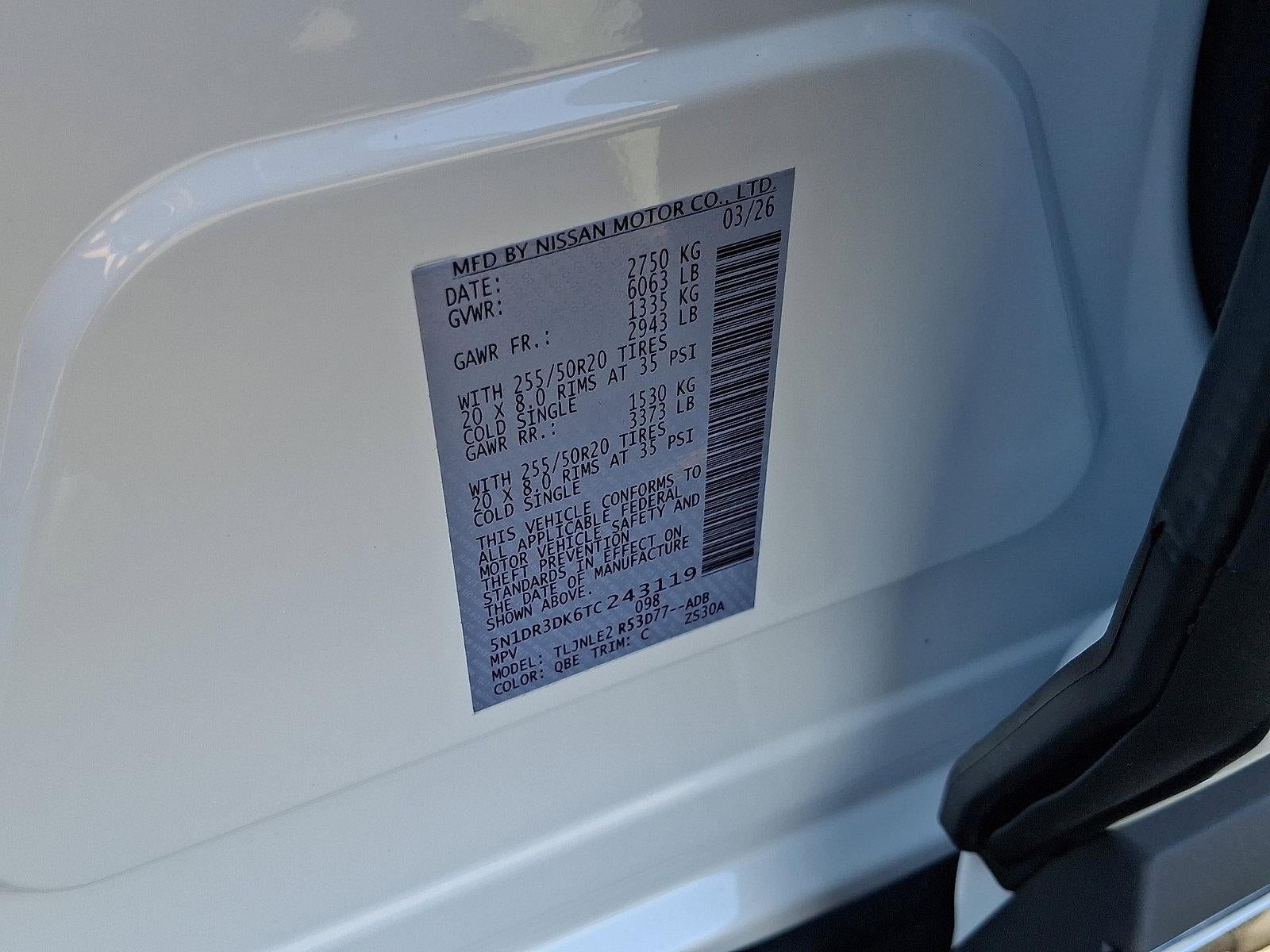 2026 Nissan Pathfinder Platinum
