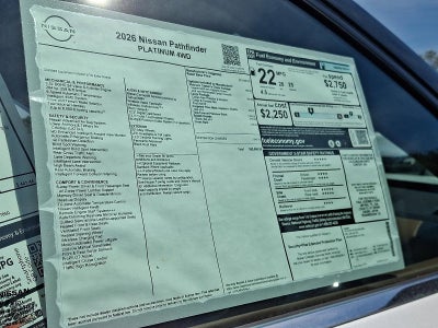 2026 Nissan Pathfinder Platinum