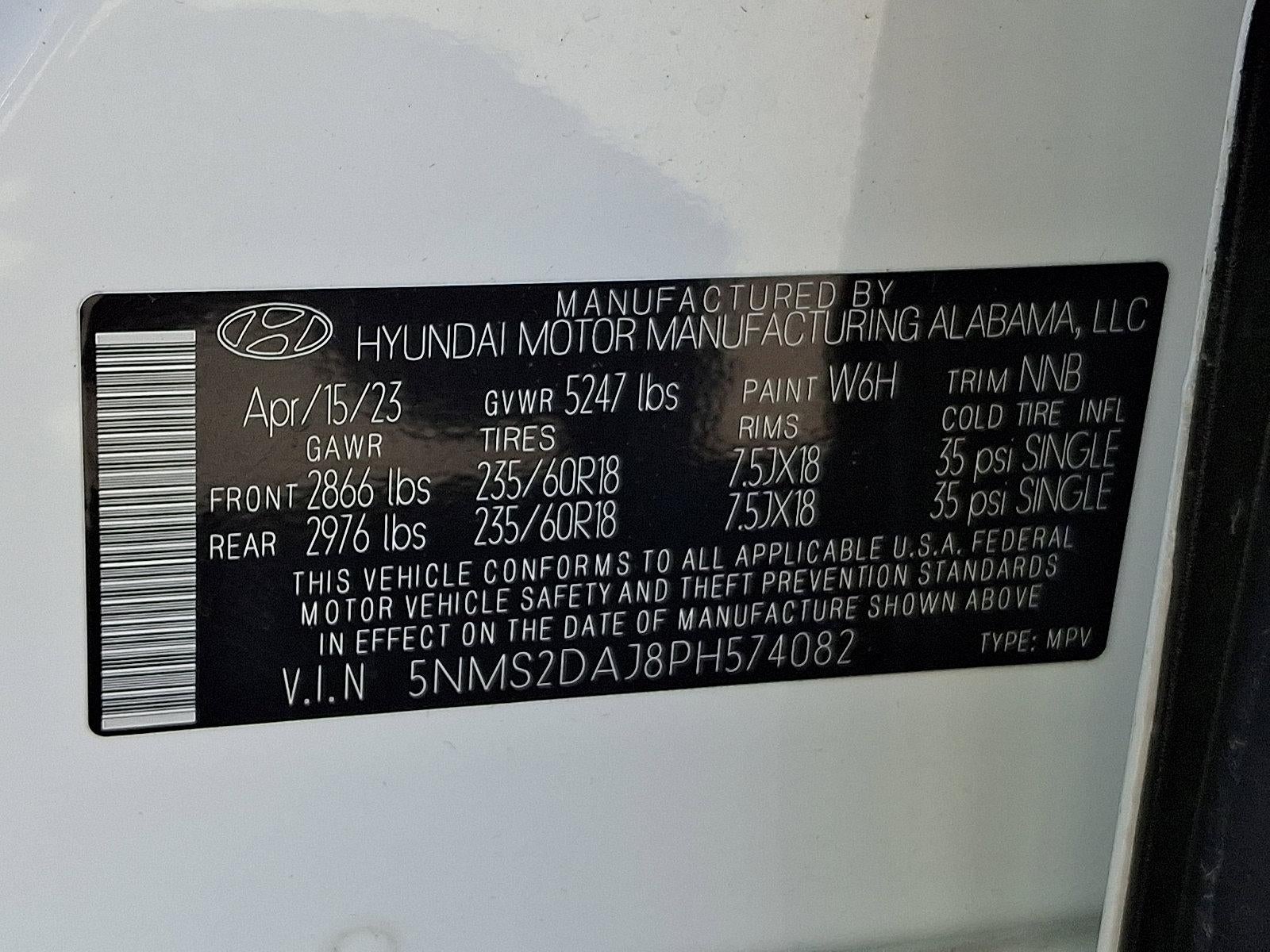 2023 Hyundai SANTA FE SEL AWD