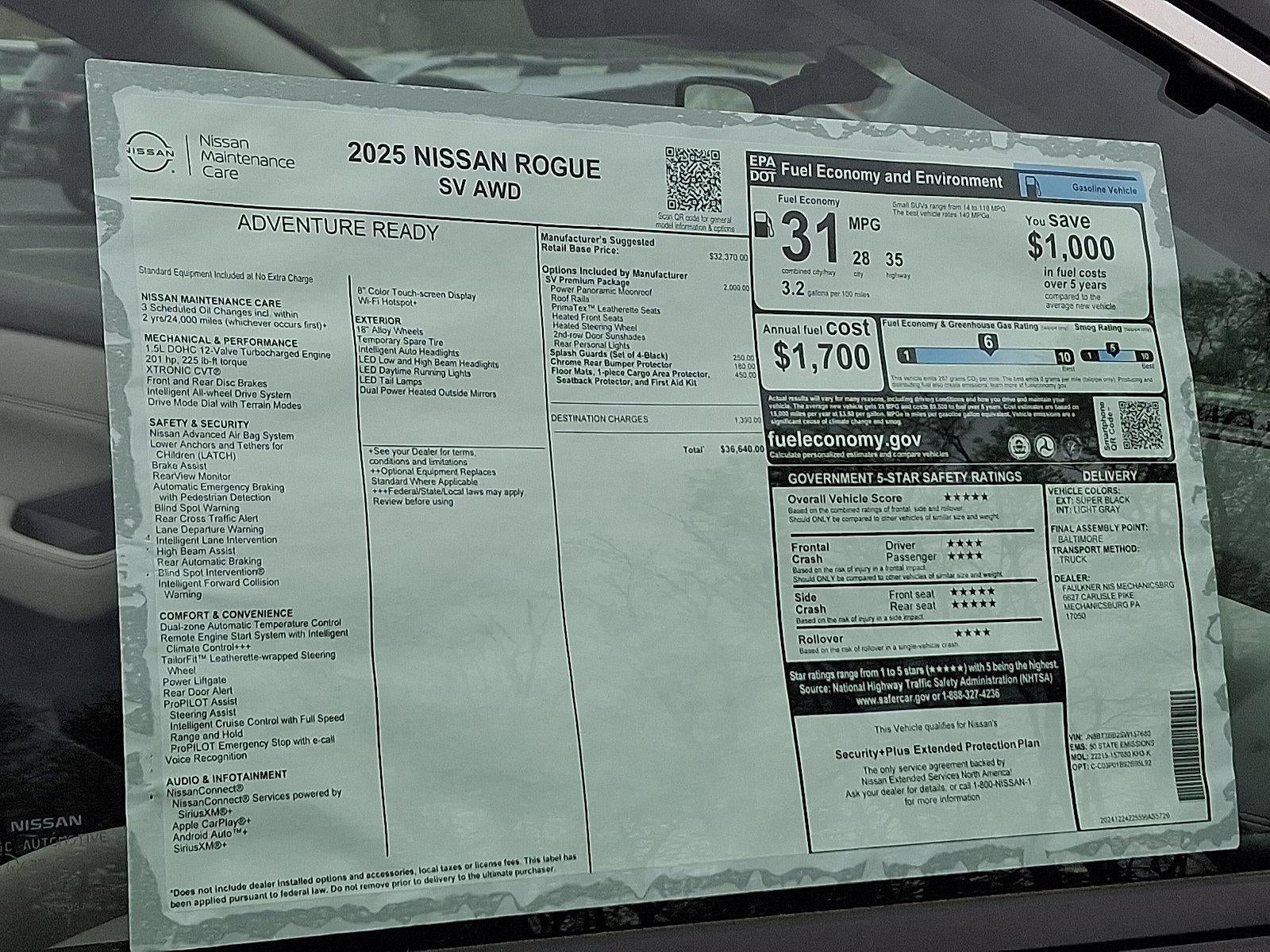 2025 Nissan Rogue AWD SV