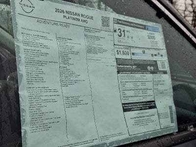 2026 Nissan Rogue Platinum