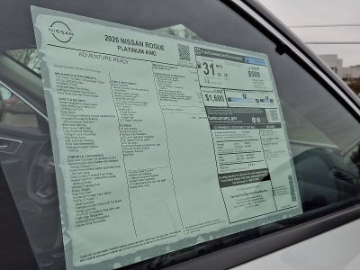 2026 Nissan Rogue Platinum