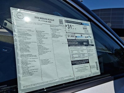 2026 Nissan Rogue Platinum