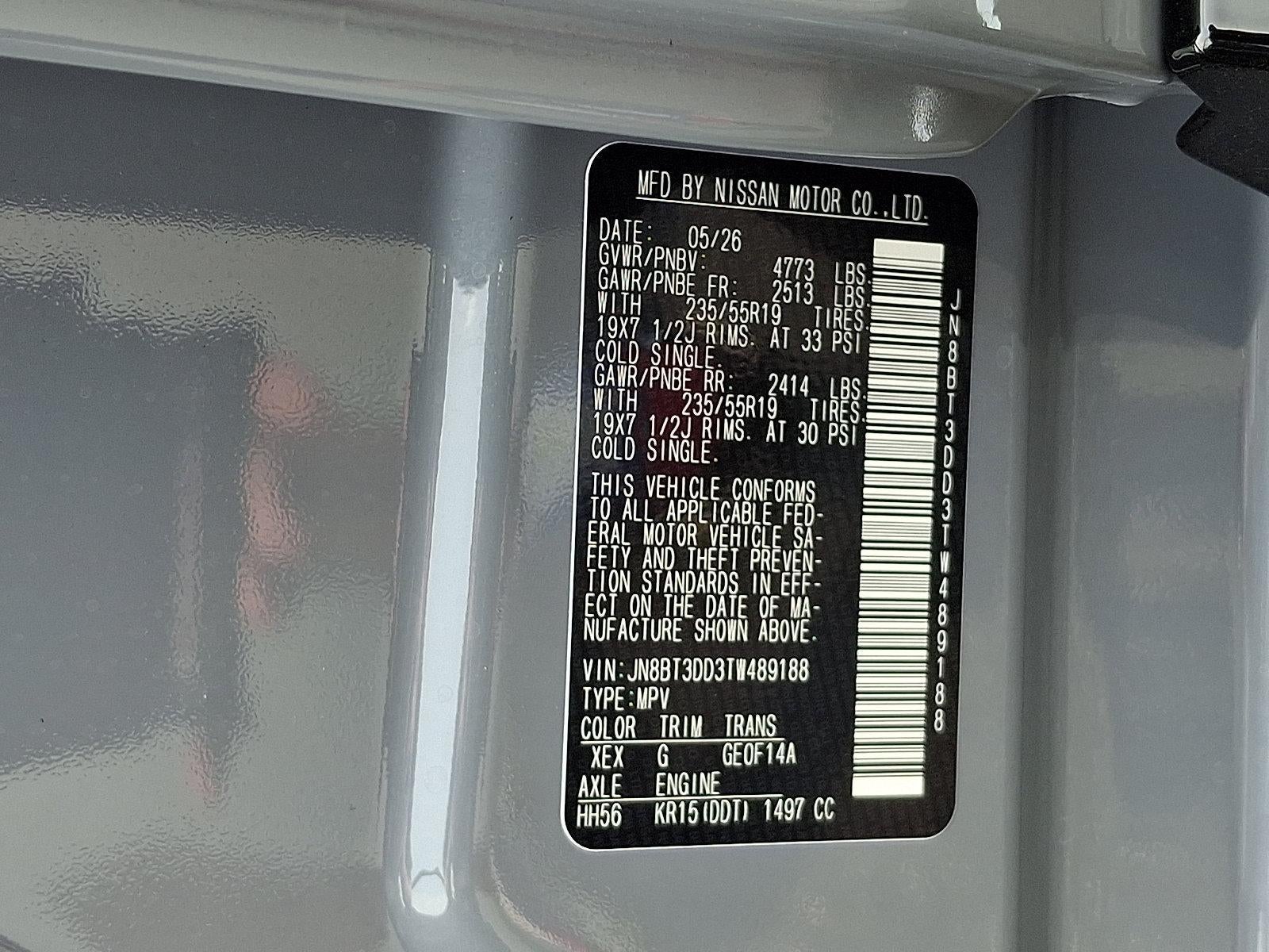 2026 Nissan Rogue 2026.5 AWD Platinum