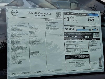 2026 Nissan Rogue Platinum
